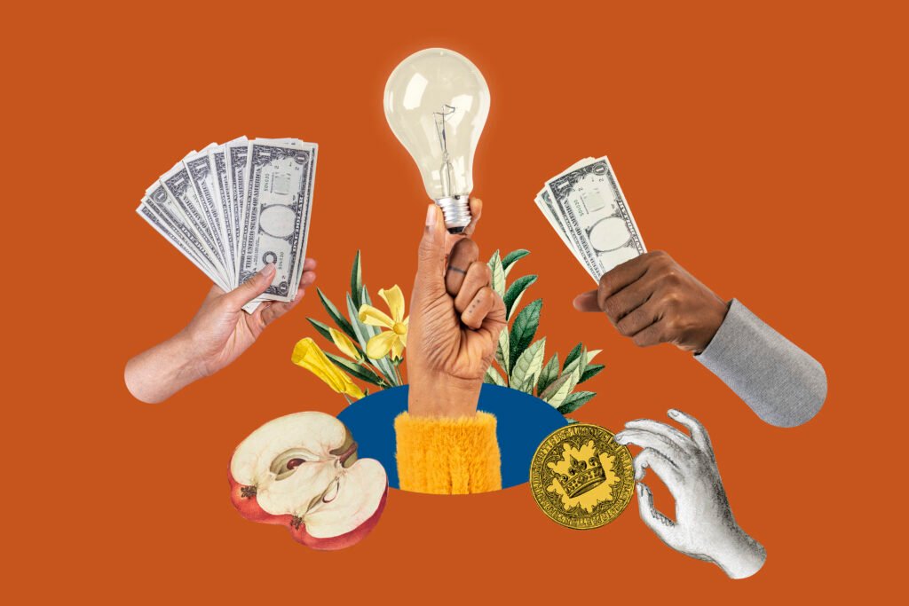 farmers market hands agriculture concept remixed media